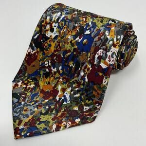 Vintage Men Abstract Art Ties Children Miracle Network Hand Print All Over Print